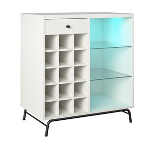 Ameriwood Home Melbourne Bar Cabinet - White