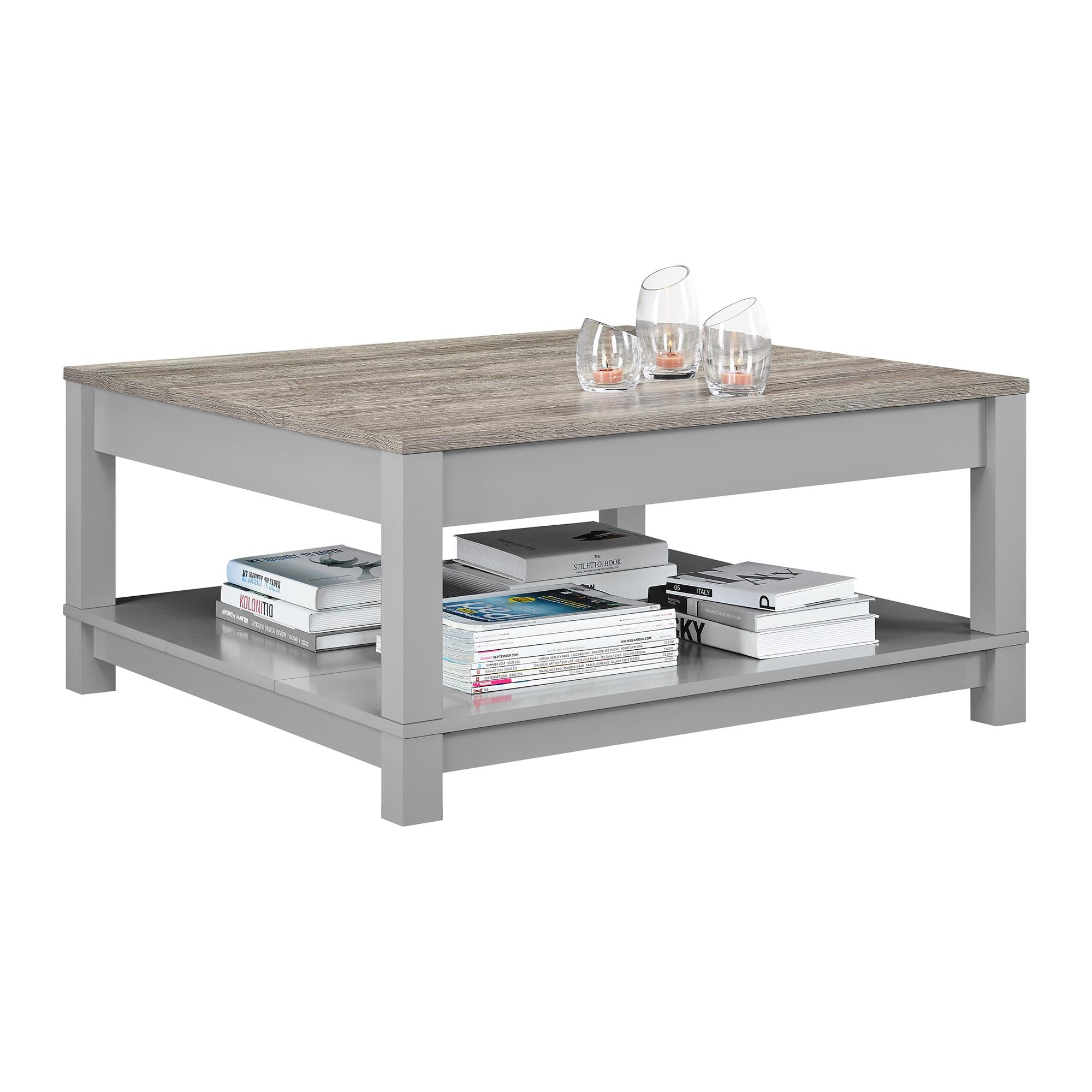 Carver Coffee Table, Gray - Gray