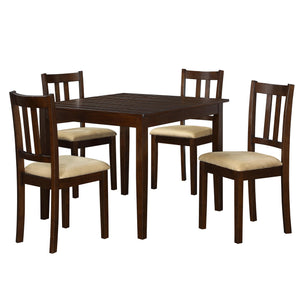 DHP Redmond 5-Piece Traditional Dining Set - Espresso