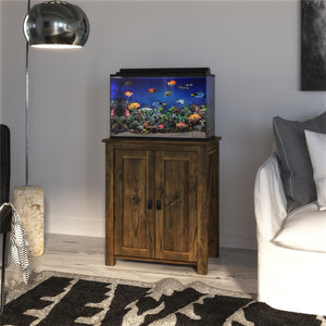 Ollie & Hutch Farmington 10-20 Gallon Aquarium or Terrarium Stand - Heritage Pine