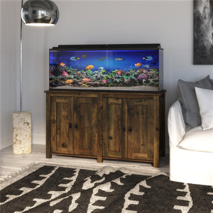Ollie & Hutch Farmington 55 Gallon Aquarium or Terrarium Stand - Heritage Pine