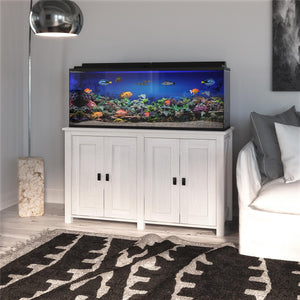 Ollie & Hutch Farmington 55 Gallon Aquarium or Terrarium Stand - Ivory Pine