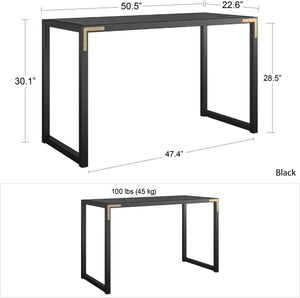 CosmoLiving Bel Air Writing Desk - Black