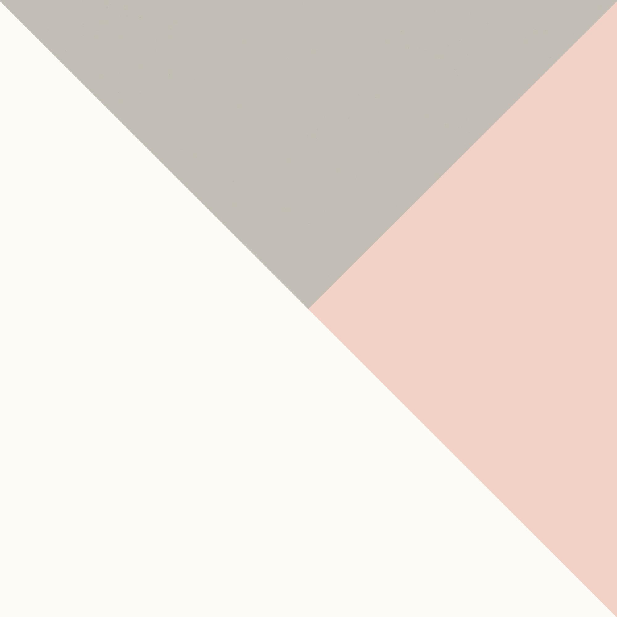 Monarch Hill Poppy Kids' White Desk, Peach and Taupe Drawers - Peach