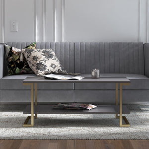 CosmoLiving Camila Coffee Table - Graphite Grey