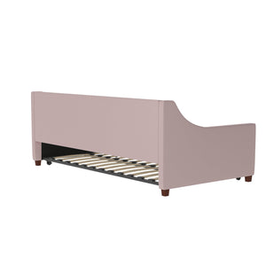 Novogratz Her Majesty Daybed and Trundle - Light Pink - Twin
