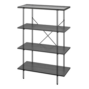 Ameriwood Home Vance 4-Shelf Bookcase - Black Oak