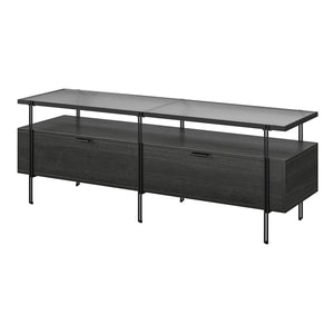 Ameriwood Home Vance TV Stand for TVs up to 60" - Black Oak