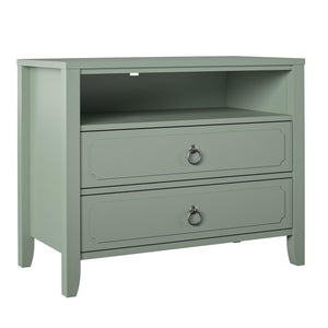 Novogratz Her Majesty 2 Drawer Nightstand - Pale Green