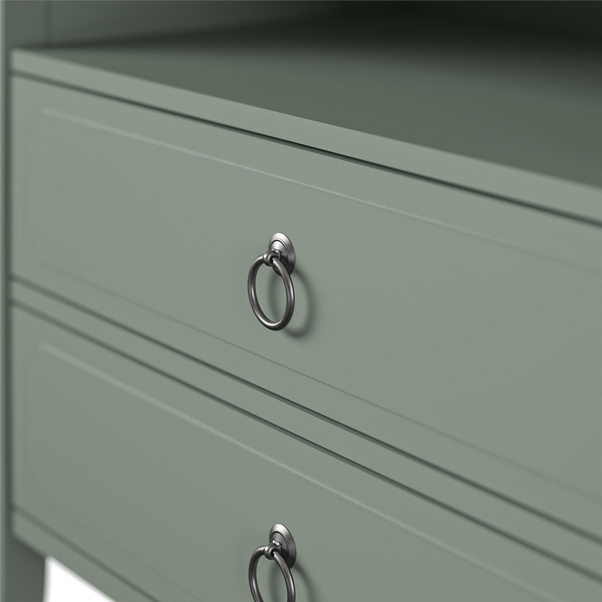 Novogratz Her Majesty 2 Drawer Nightstand - Pale Green