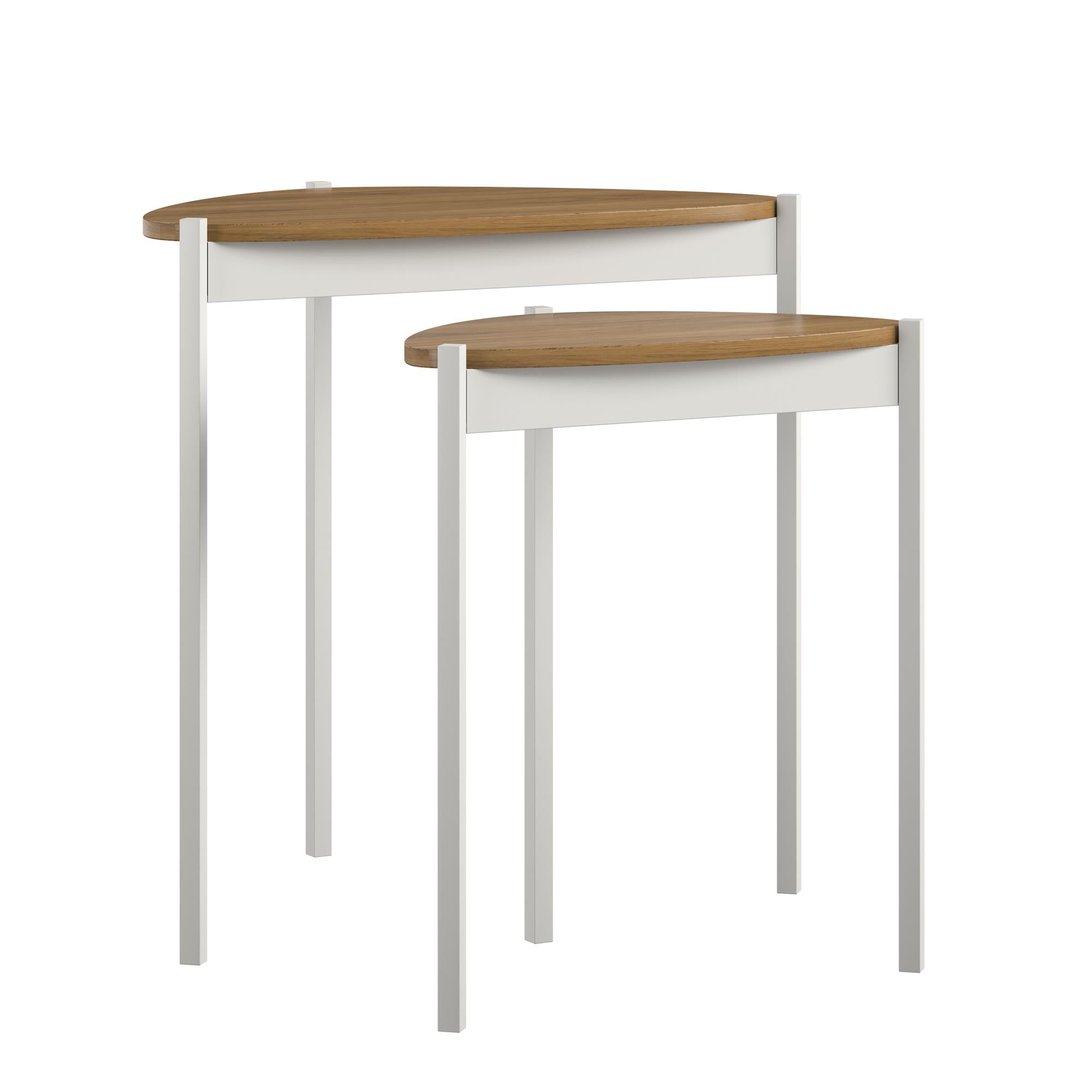Novogratz Tallulah Nesting Tables - White