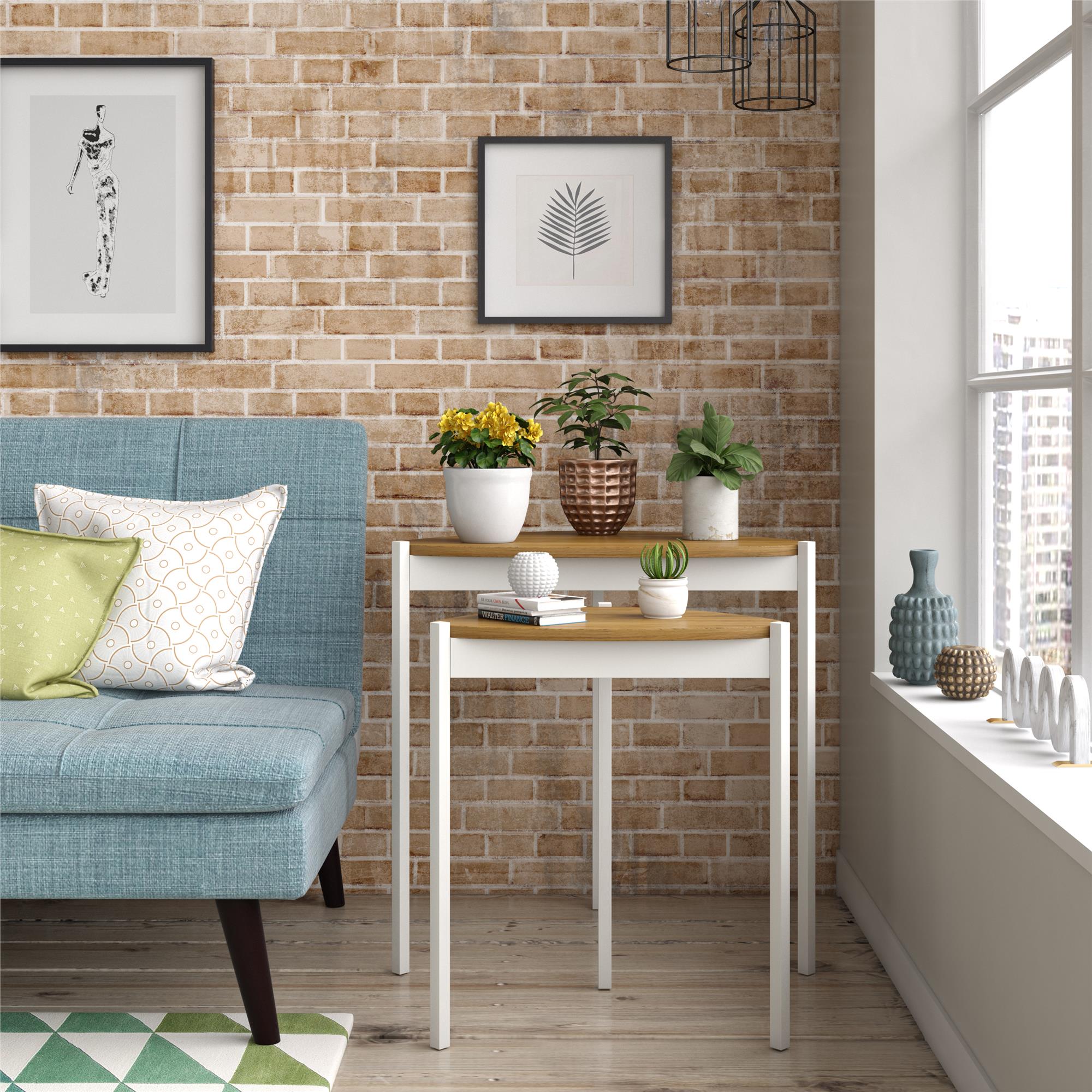 Novogratz Tallulah Nesting Tables - White