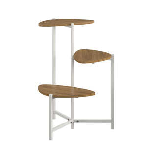 Novogratz Tallulah Plant Stand - Walnut / White