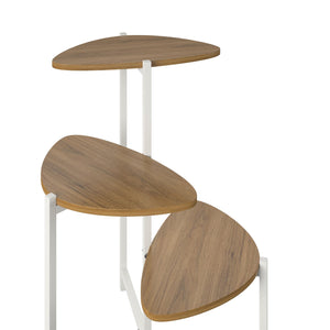 Novogratz Tallulah Plant Stand - Walnut / White