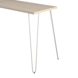 Ameriwood Home Haven L Desk with Riser - Natural/White