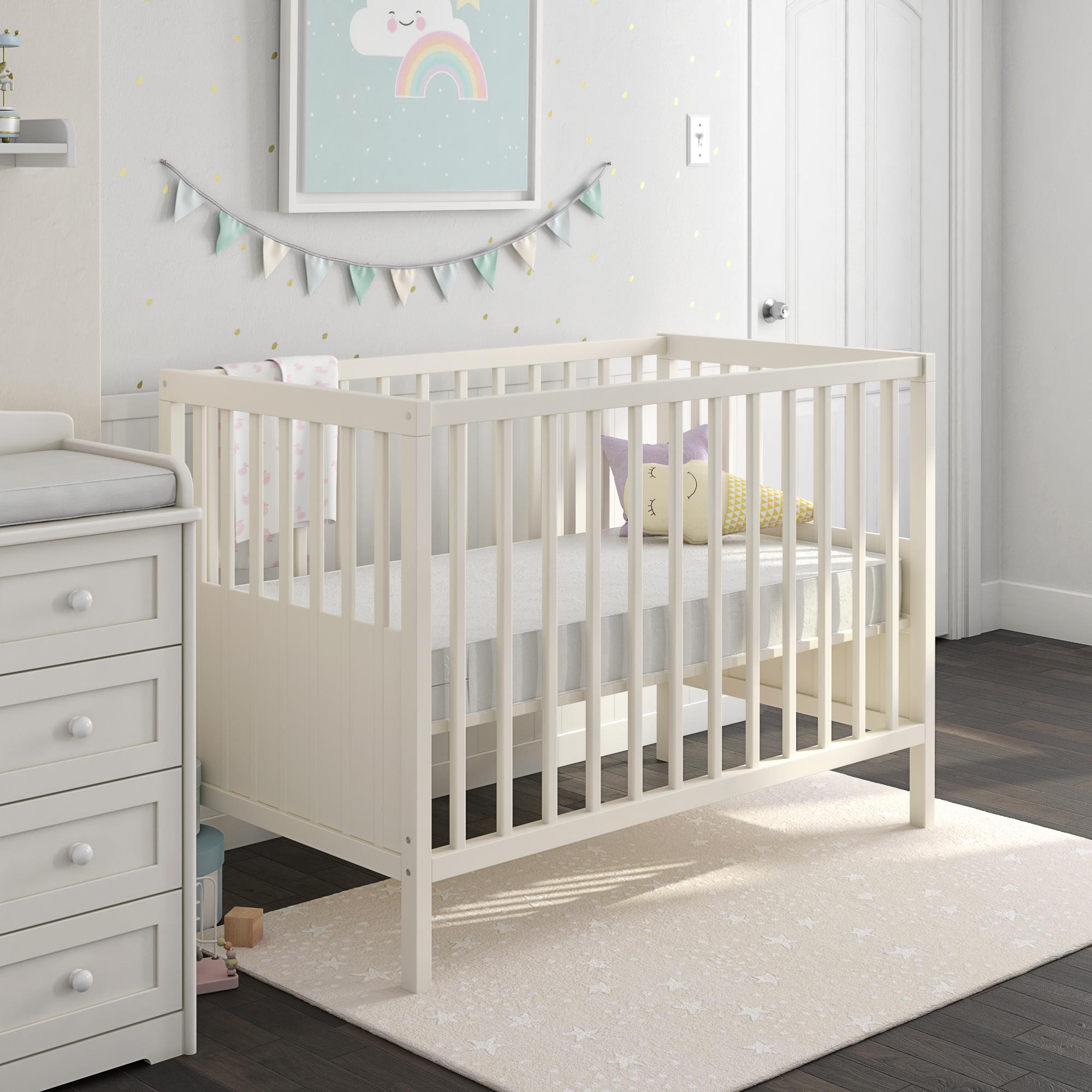Safety 1st Sweet Dreams Standard Firm Baby Crib & Toddler Bed Mattress - White - Crib & Toddler Mattress