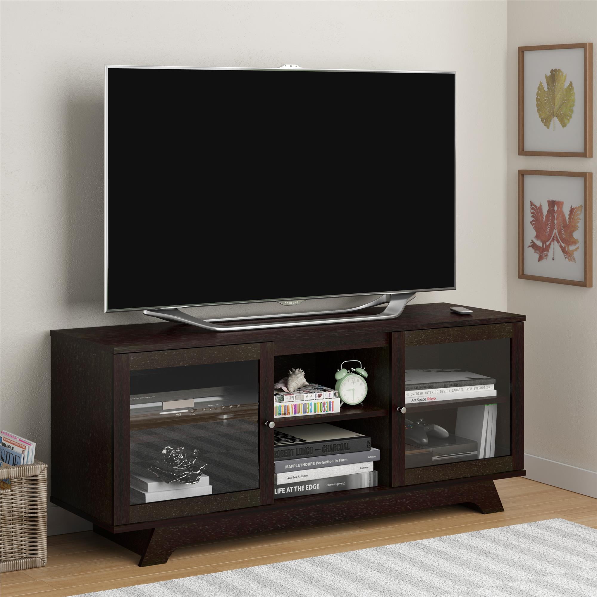 Ameriwood Home Englewood TV Stand for TVs up to 55" - Espresso