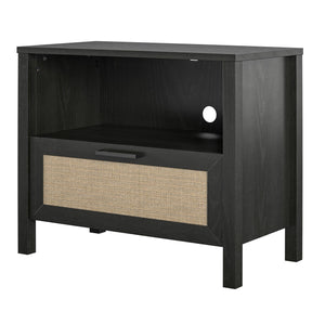 Ameriwood Home Wimberly 1-Drawer Nightstand - Black Oak