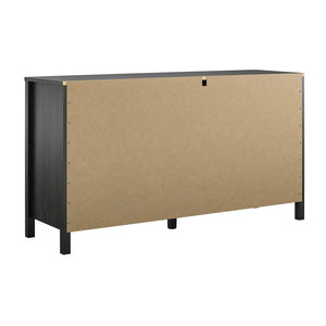 Ameriwood Home Wimberly 6-Drawer Dresser - Black Oak