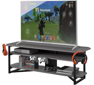 NTense Quest Gaming TV Stand for TVs up to 65" - Gray