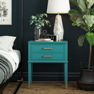 CosmoLiving Westerleigh End Table - Emerald Green
