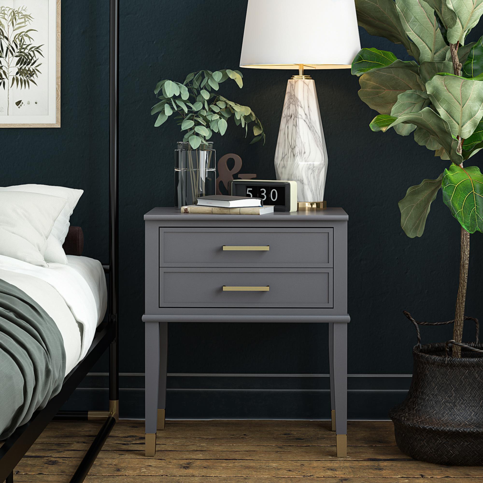 CosmoLiving Westerleigh End Table - Graphite Grey