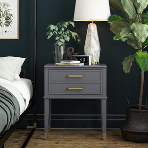 CosmoLiving Westerleigh End Table - Graphite Grey