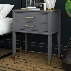CosmoLiving Westerleigh End Table - Graphite Grey