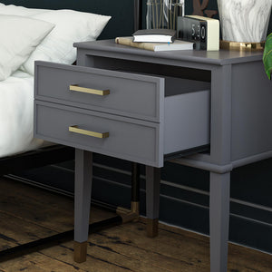 CosmoLiving Westerleigh End Table - Graphite Grey