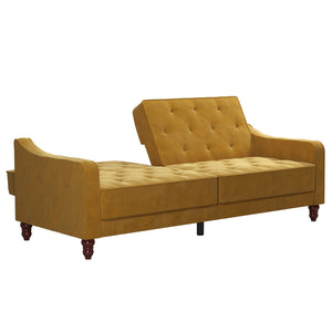 Novogratz Vintage Futon Sofa Bed - Mustard