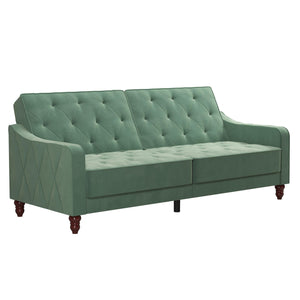 Novogratz Vintage Futon Sofa Bed - Light Green