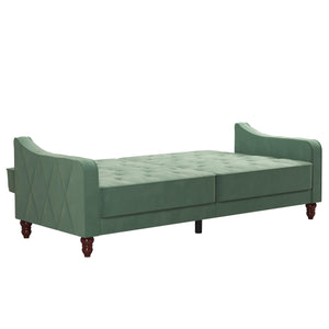 Novogratz Vintage Futon Sofa Bed - Light Green