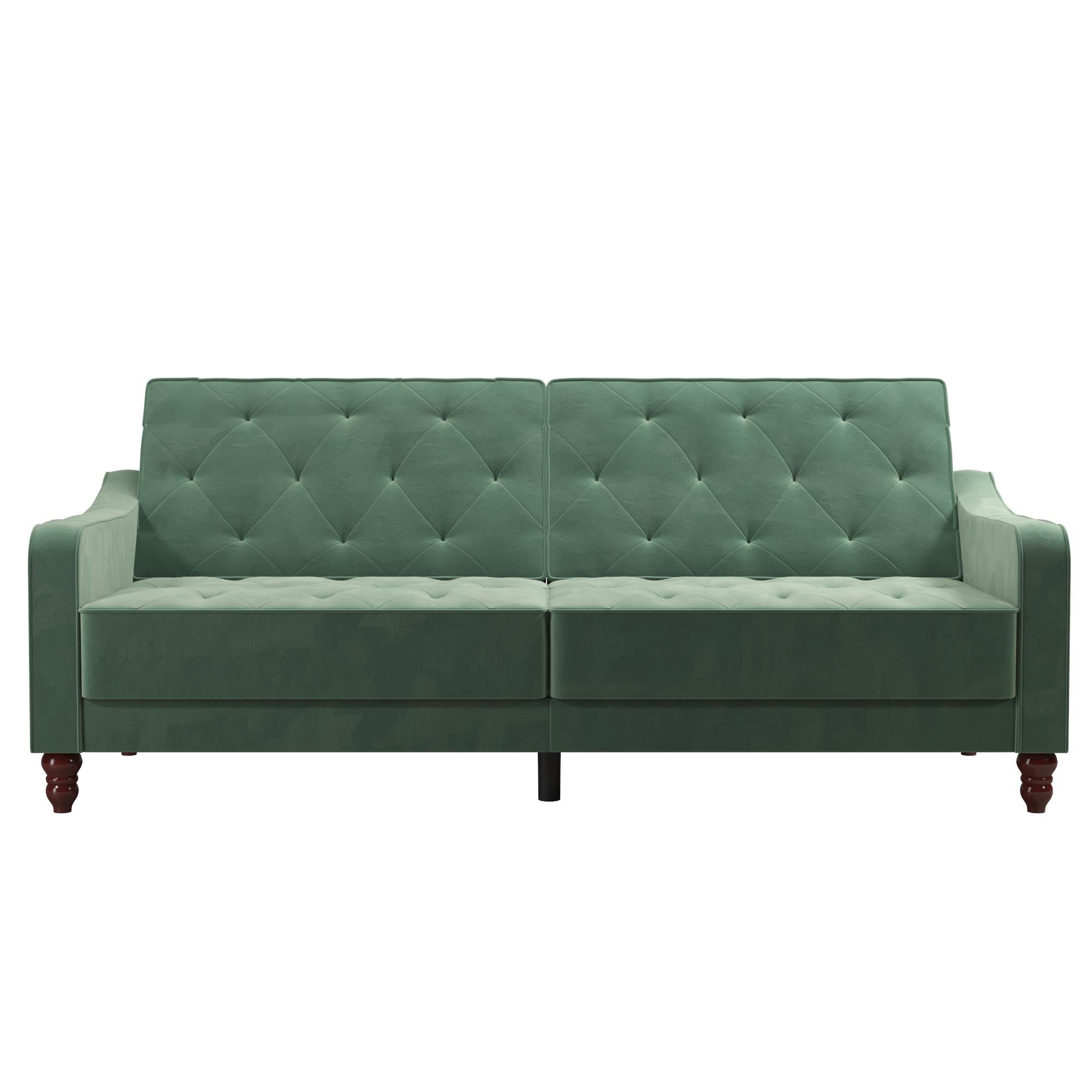 Novogratz Vintage Futon Sofa Bed - Light Green