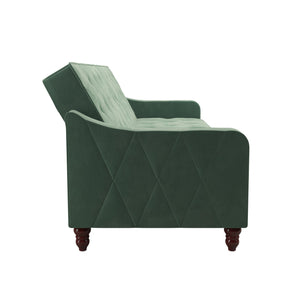 Novogratz Vintage Futon Sofa Bed - Light Green