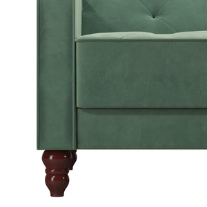 Novogratz Vintage Futon Sofa Bed - Light Green