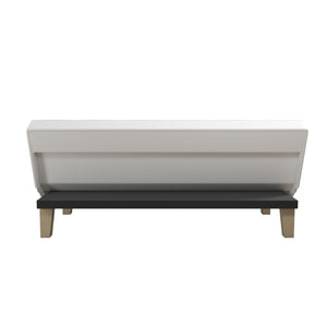 DHP Aria Futon Sofa Bed - White