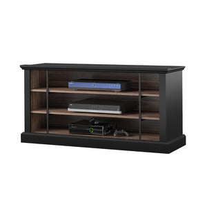 Ameriwood Home Hoffman Rustic Two-Toned TV Stand for TVs up to 50" - Black