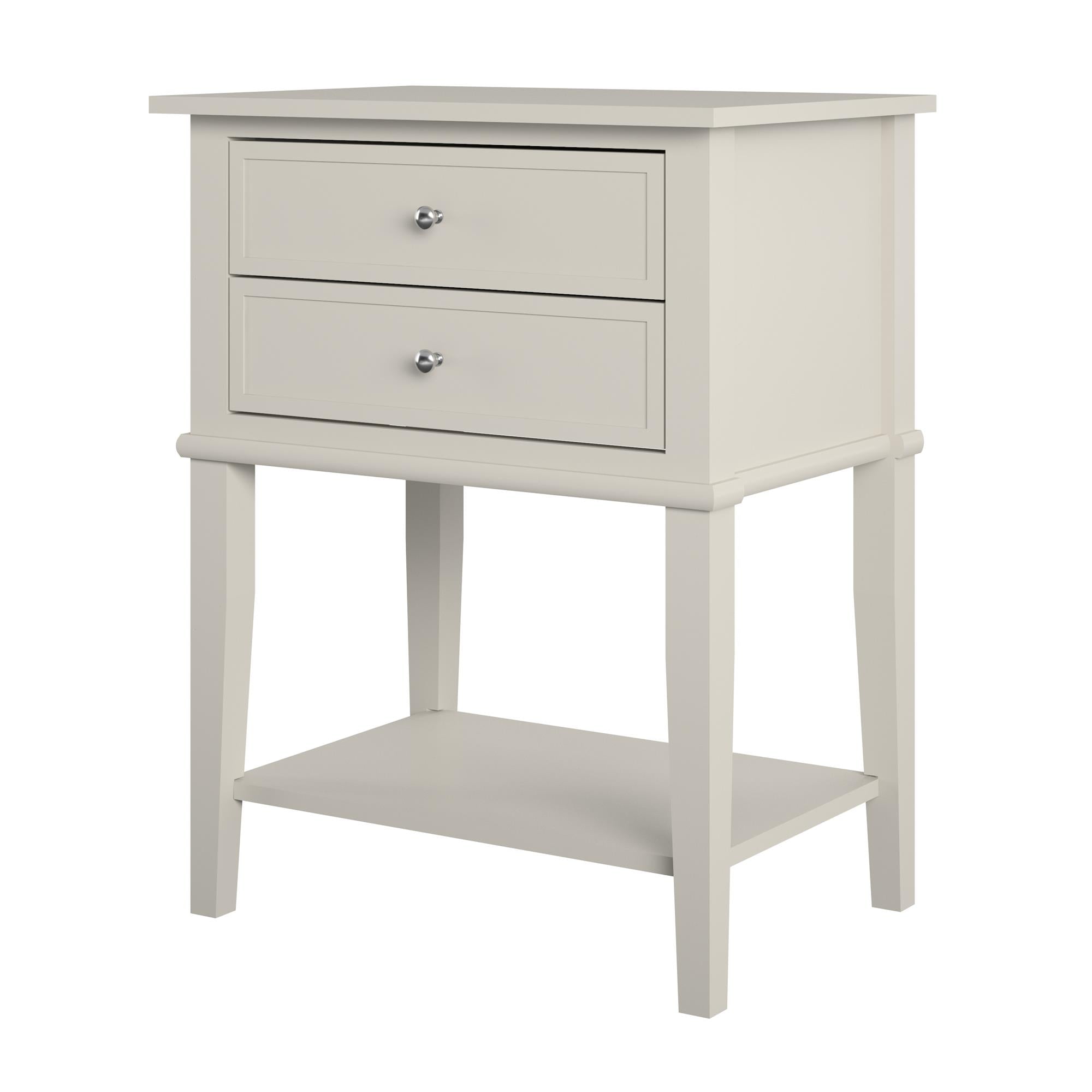 Ameriwood Home Franklin Accent Table with 2 Drawers - Taupe