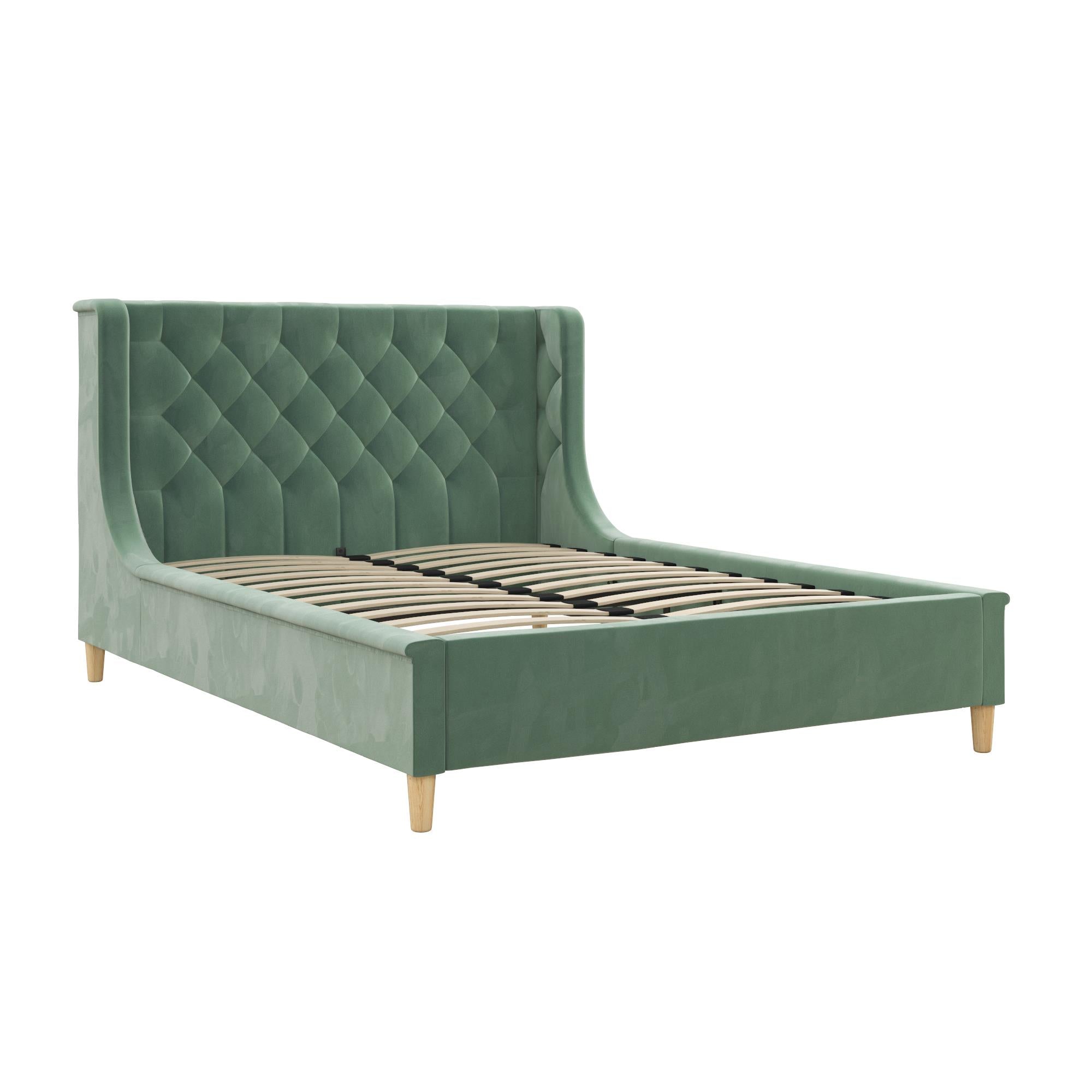 Max & Finn Ambrosia Upholstered Bed - Teal - Full