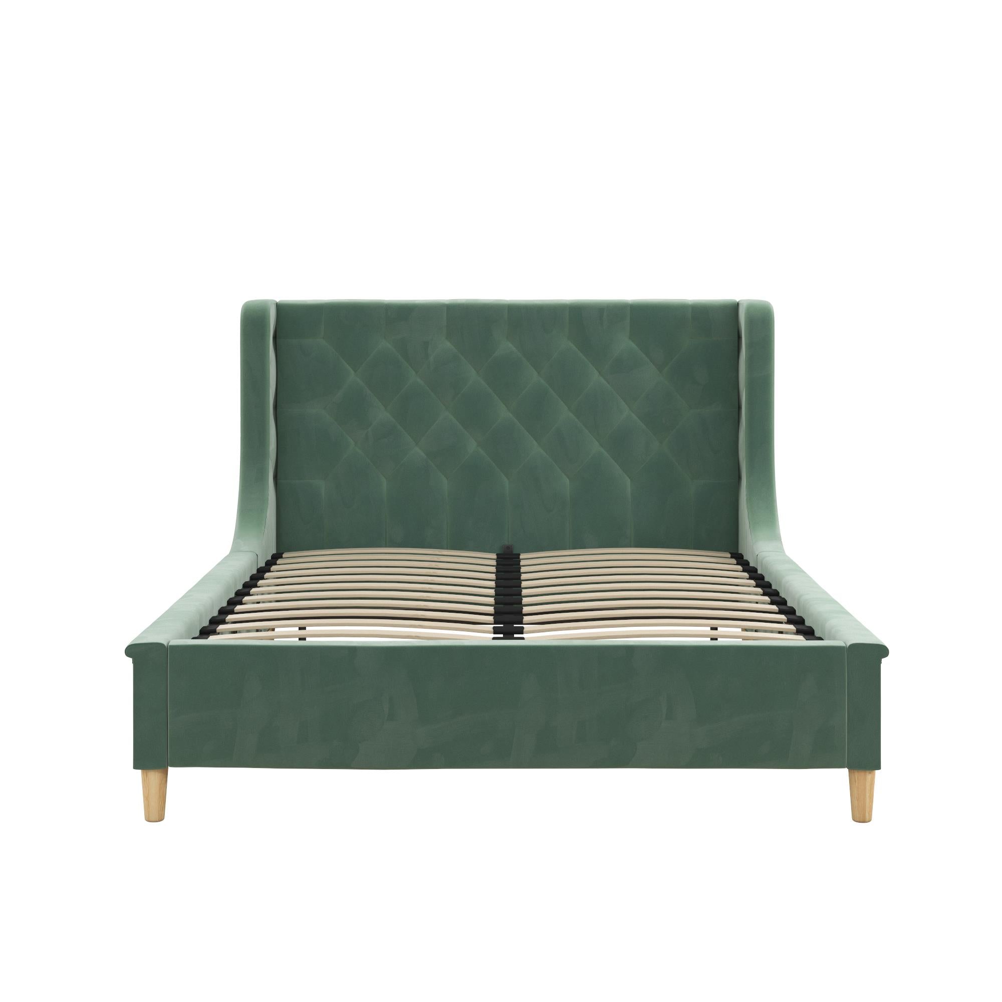 Max & Finn Ambrosia Upholstered Bed - Teal - Full