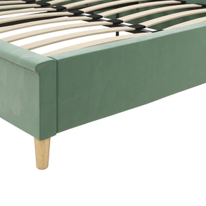 Max & Finn Ambrosia Upholstered Bed - Teal - Full