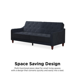 Novogratz Vintage Futon Sofa Bed - Blue