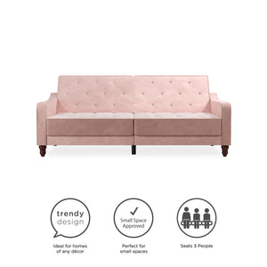 Novogratz Vintage Futon Sofa Bed - Pink