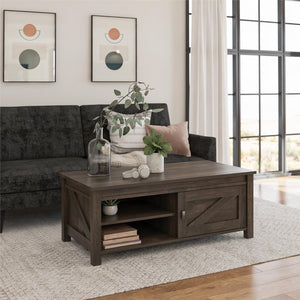Ameriwood Home Farmington Coffee Table - Weathered Oak