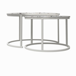 CosmoLiving Amelia Nesting Coffee Tables - Terrazzo