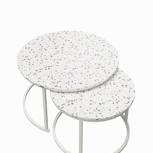 CosmoLiving Amelia Nesting Coffee Tables - Terrazzo