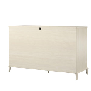 Ameriwood Home Farnsworth 6-Drawer Dresser - Ivory Oak - 6 Drawer
