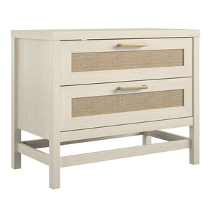 Ameriwood Home Lennon 2 Drawer Nightstand - Ivory Oak