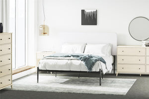 Ameriwood Home Farnsworth 5-Drawer Dresser - Ivory Oak - 5 Drawer