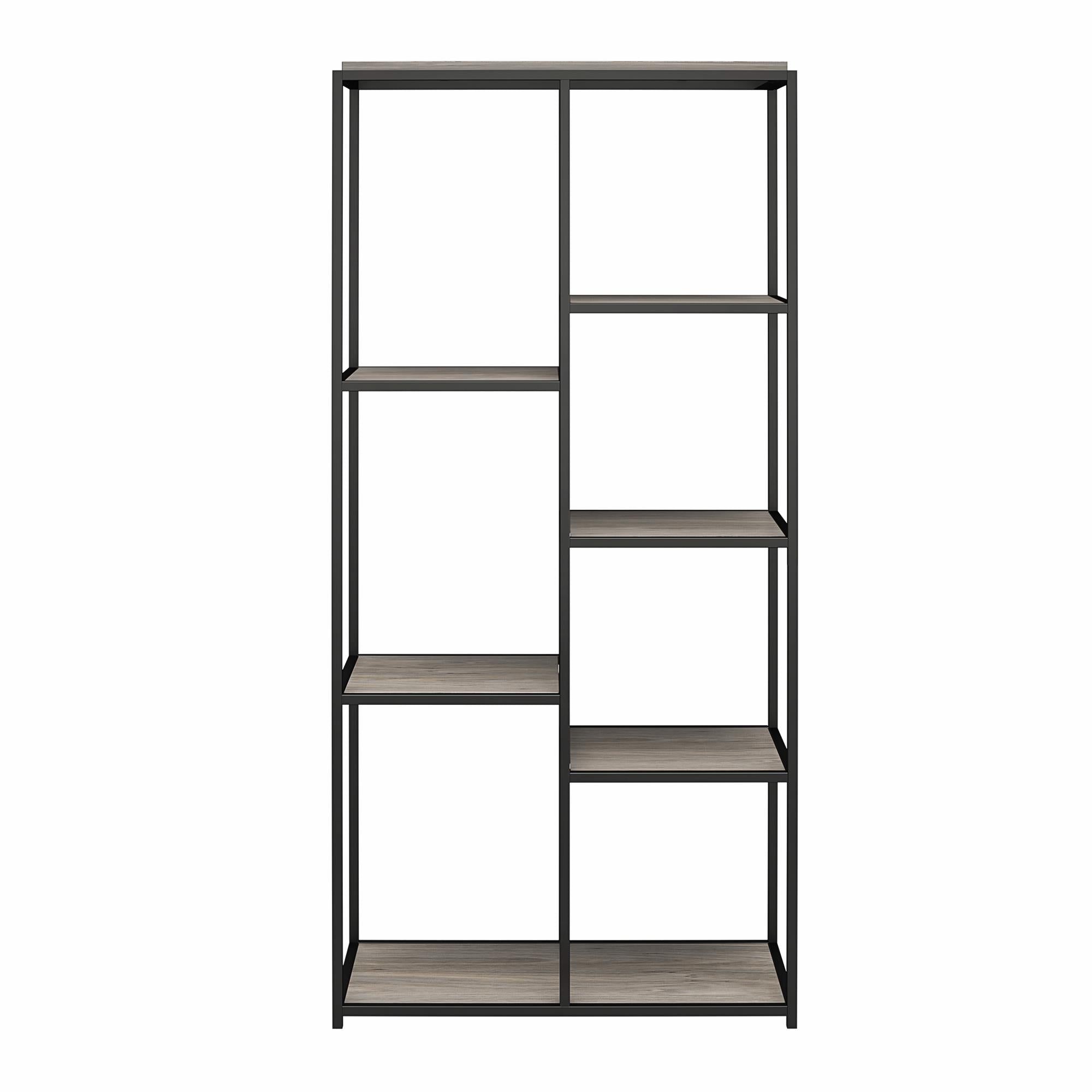 Ameriwood Home Fayette 5-Shelf Bookcase - Gray Oak